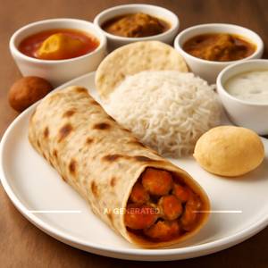 Chilli Paneer Roll