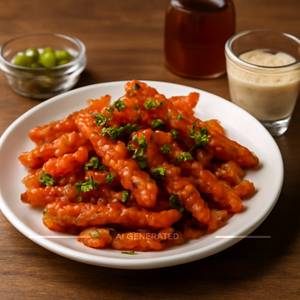 Chilli potato garlic shots