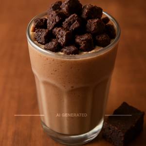 Brownie blast shake