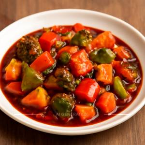 Veg in hot garlic sauce