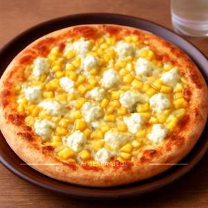 Corn And Cheese Pizza