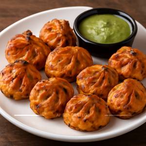 Tandoori Paneer Momos [8 Pieces]