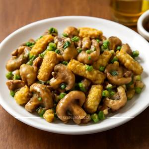 Mushroom babycorn salt pepper