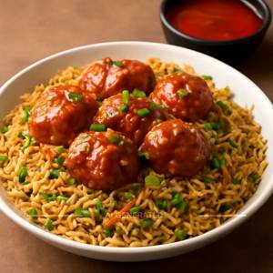 Chicken Manchurian Fried Rice