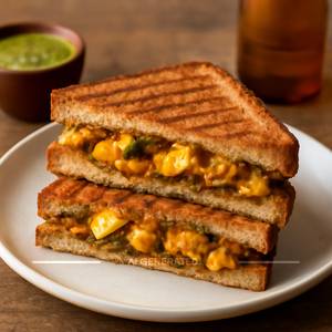 Paneer Achari Sandwich