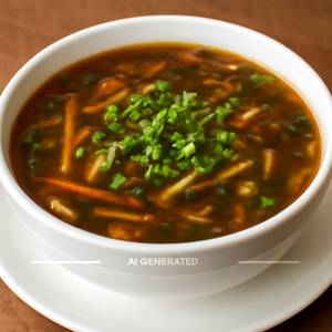 Hot and sour soup veg