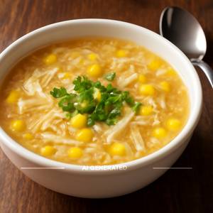 Chicken sweet corn soup