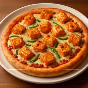 Cheese Paneer Tikka Pizza 