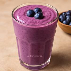 Blueberry Smoothie .