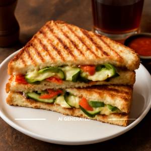 Veg Cheese Grilled Sandwich