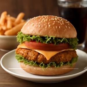 Chicken Cheese Burger            