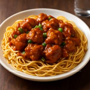 Chicken Manchurian Noodles