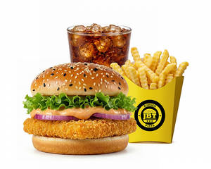 Spicy Paneer Burger Meal