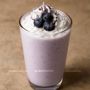 Blueberry milkshake