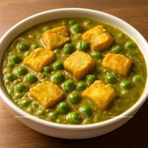Matar Paneer                     