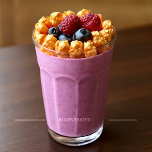 Mix berry thick shake