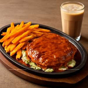 Chicken steak sizzler