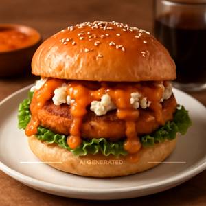 Peri-peri cheese burger