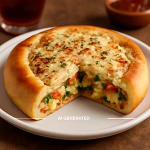 Stuffed pizza
