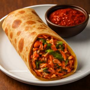 Veg Schezwan Roll
