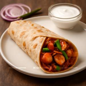Chilli Paneer Wrap