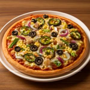 Exotic Chicken Pizza