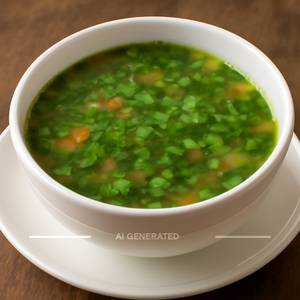 veg coriander soup