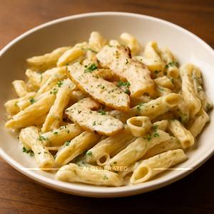 Chicken white sauce pasta