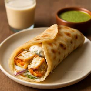 Paneer Malai Tikka Roll