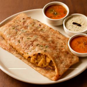 Onion Rava Masala Dosa