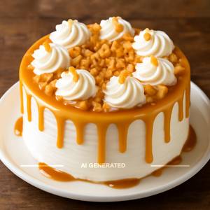 Butter scotch  cake  500 grams     