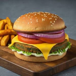 Veg loaded burger