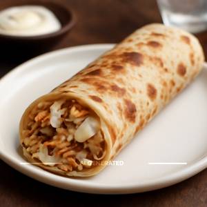 Chicken Egg Cheese Schezwan Roll