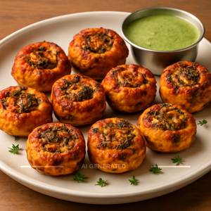 Stuffed Mushroom Tikka [8 Pieces]