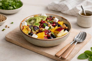 Cocktail Fruit Crunch Salad