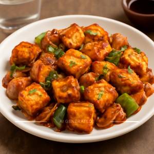 Paneer garlic