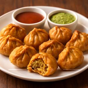 Soya Fried Momos [10 Pieces]