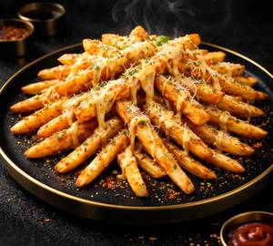 Peri peri cheese loaded fries