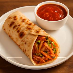 Veg Schezwan Roll
