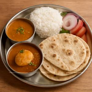 Egg Mini Thali