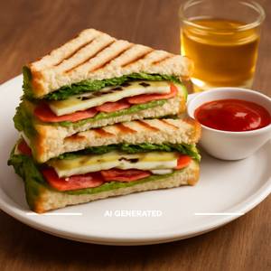 Veg club sandwich