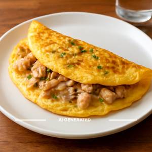 Chicken Cheese Omelette
