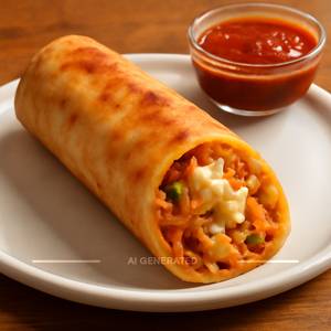 Veg Cheese Schezwan Roll