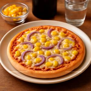 Onion And Corn Pizza ( 8 inches)