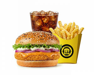 Smoky Chicken Burger Meal