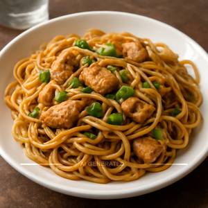 Garlic Chicken Noodles