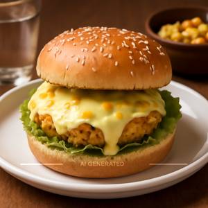 Cheese corn burger