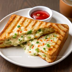 Cheese Chilli Toast Sandwich