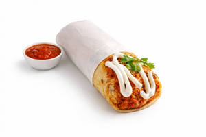 Cheesy paneer shawarma