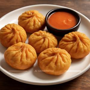 Veg Fried Momos [6 Pieces]